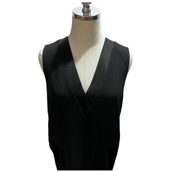 Rag & Bone Women's V-Neck Phoebe Shift Dress Pockets Sz 6 Little Black dress - Picture 3 of 8